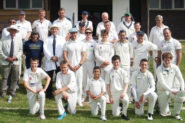 The cricket team who played in the 400th anniversary match