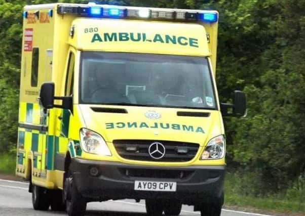 A teenage girl was taken to hospital after a collision in Hastings