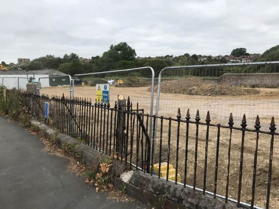 Work has started to build a new medical centre on Bexhill Road, St Leonards. SUS-190717-134520001
