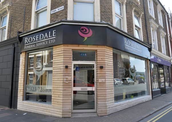 Rosedale Funeral services in Grove Road, Eastbourne, was broken into (Photo by Jon Rigby)
