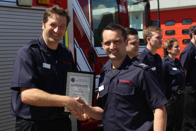Chris Relf will be based at East Wittering Fire Station, having previously served at Bosham