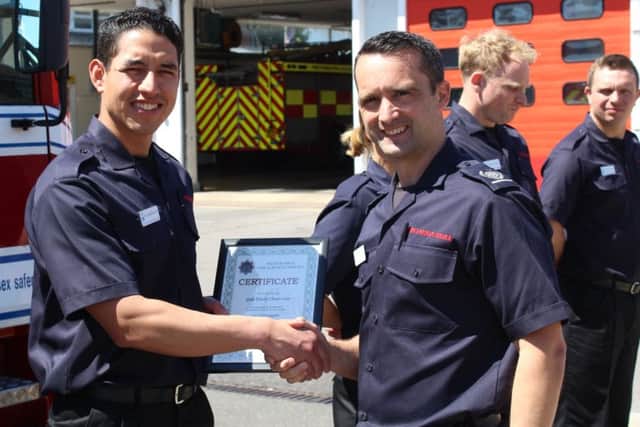 Galo David Choez Loor will be based at Chichester Fire Station