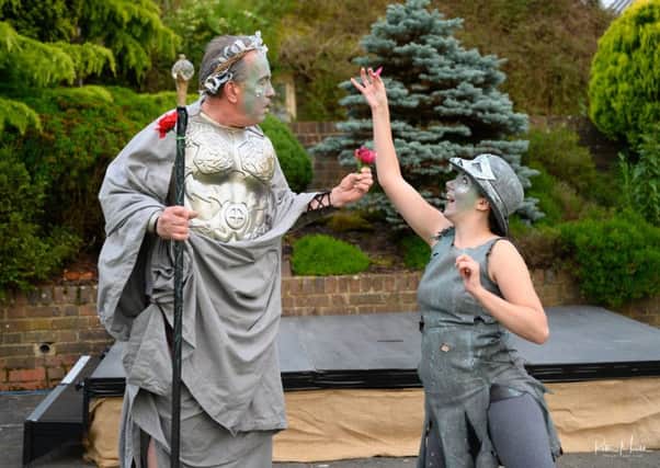 Oberon and Puck in A Midsummer Night's Dream. Picture by Peter Mould