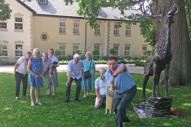 Celebrating Walberton Cricket Club's 150th anniversary at Walberton Place Care Home