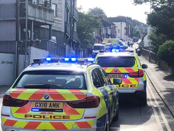 The incident in Bear Road, Brighton
