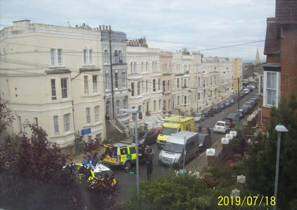 Emergency services on scene in Kenilworth Road, St Leonard's