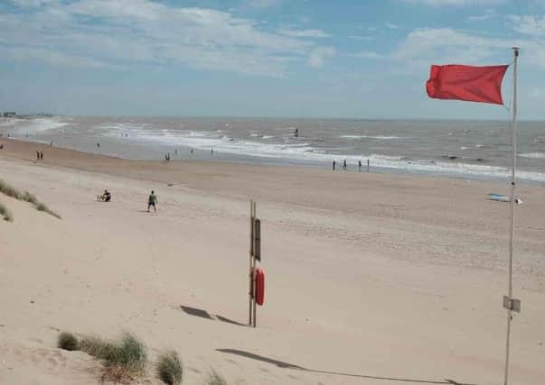The tragic incident happened at Camber Sands near Rye