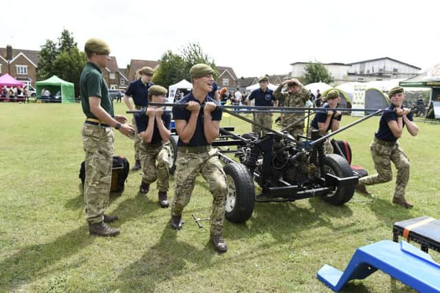 Jamie's Wish Trust 13th annual Family Fun Day.

Pictured are the Sussex Army Cadet Force, Kit Kar Display Team. 

Littlehampton, West Sussex. 

Picture: Liz Pearce 


20/07/2019

LP190921 SUS-190720-224809008