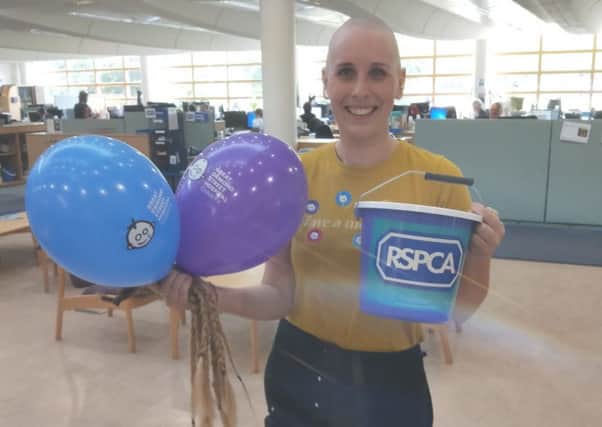 Nicole Thackray from Southwater has raised more than £2,000 after shaving her hair off SUS-190722-140359001