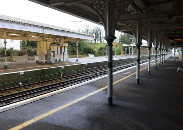 LG 160115 Arundel Railway Station and the railway line - calls for an Arundel Chord (new railway link for London) made by councillors