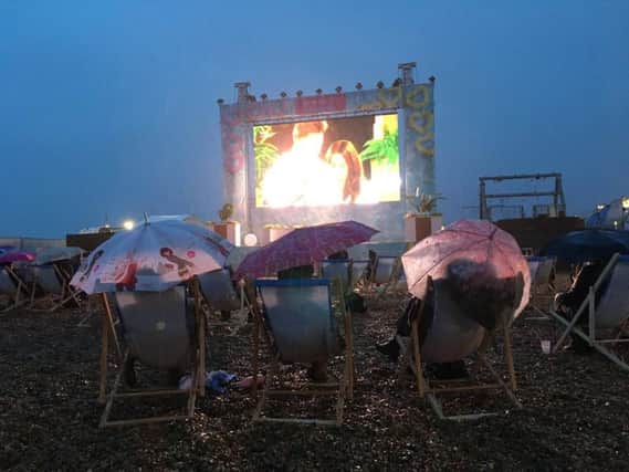 The Love Island Experience on Brighton beach, pictured on Friday, July 19