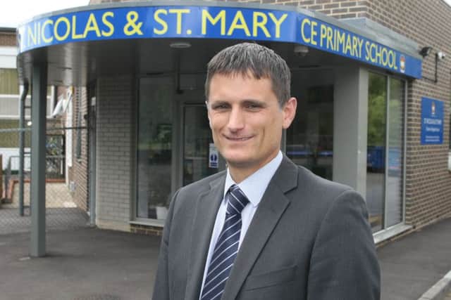 David Etherton, head teacher, at St Nicolas and St Mary CE Primary School in Shoreham. Picture: Derek Martin DM1507990a