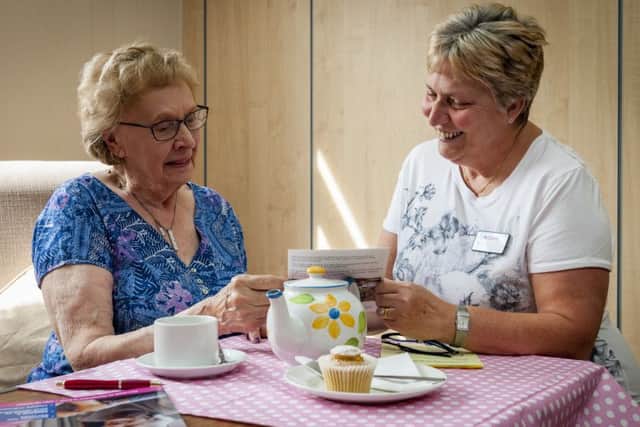 The outreach service provides practical advice for older people