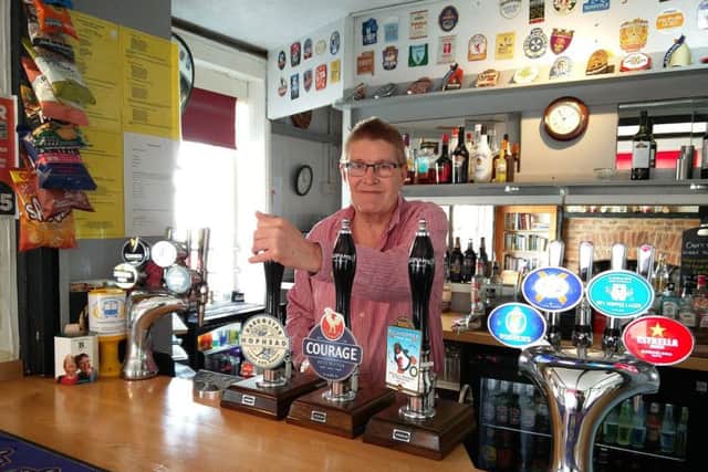James Crossley still enjoys creating event buffets and pulling pints, working with his daughter at The New Inn in Littlehampton