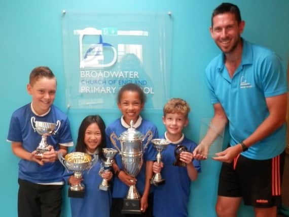 Broadwater C of E Primary School have received a top sports accolade