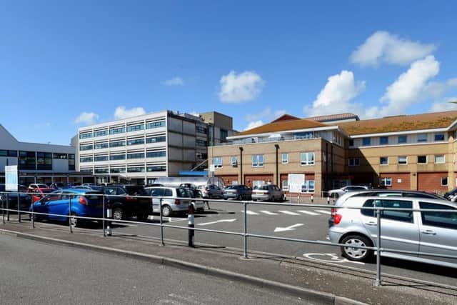 Worthing Hospital was visited by inspectors today (July 24)