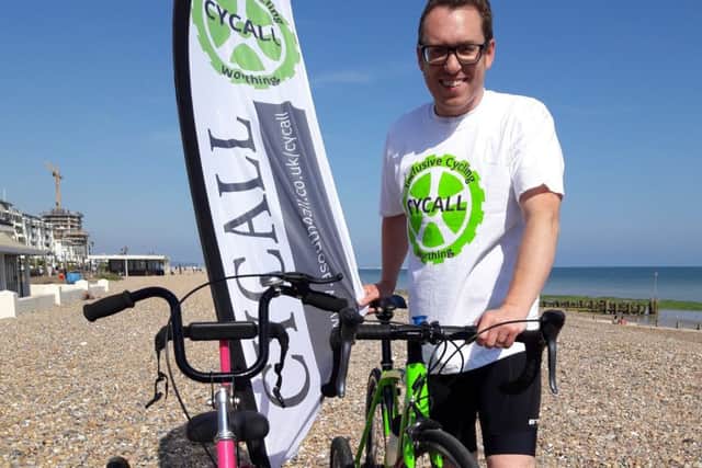 Solicitor Tim Ransley is supporting the CYCALL scheme in Worthing and Lancing