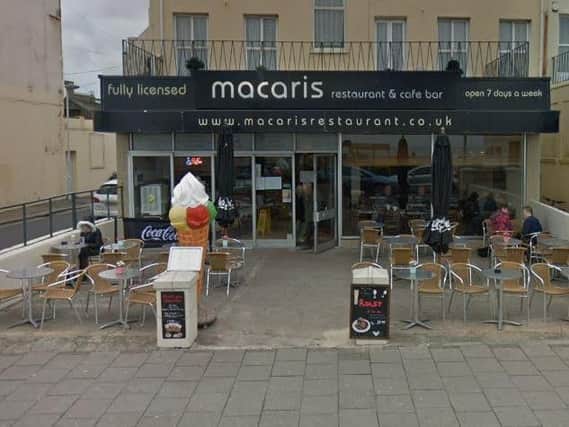 Macaris Restaurant and Cafe Bar. Pic: Google