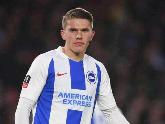Brighton & Hove Albion's Viktor Gyokeres. Picture courtesy of Getty Images