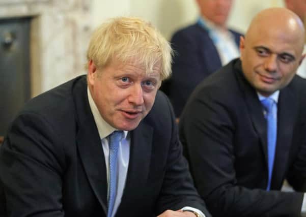 Boris Johnson presides over his first cabinet meeting as Prime Minister (Photo by Aaron Chown - WPA Pool/Getty Images)