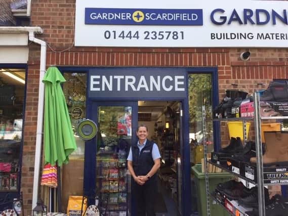 Nicola is the new manager of Gardner and Scardifield's Burgess Hill store
