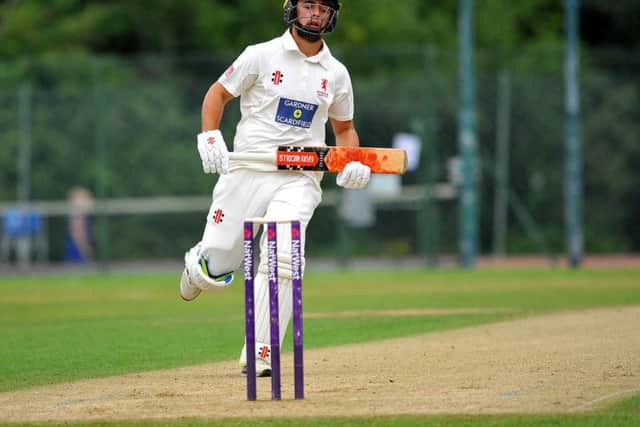 Horshams Sussex star Tom Haines hit 29 off 21 balls then bowled 0-25