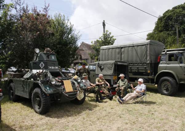Two Ferret scout cars were provided by the Army