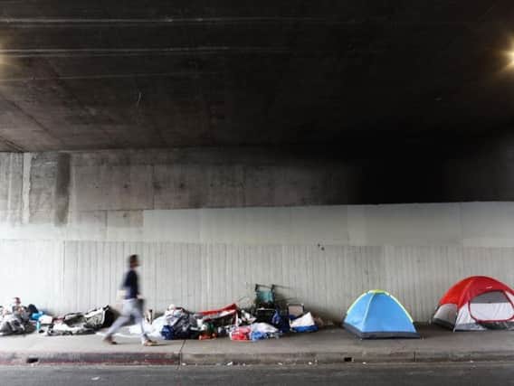 Homelessness. Picture via Getty Images