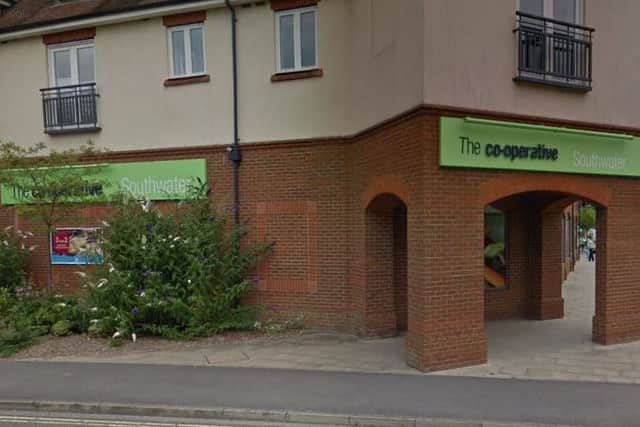 Co-op in Southwater, photo courtesy of Google Streeview
