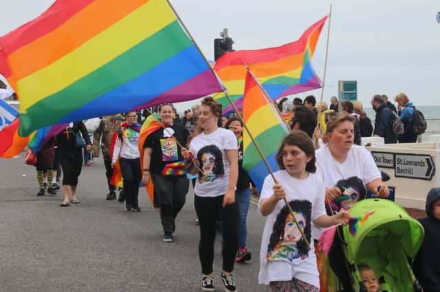 Hastings Pride 2018. Photo by Roberts Photographic SUS-180827-094913001
