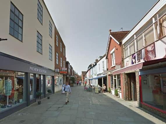 Crane Street, Chichester. Photo: Google Street View