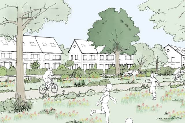 The Green Character Area sketch of the 

Northern Arc in Burgess Hill.

Picture: Homes England