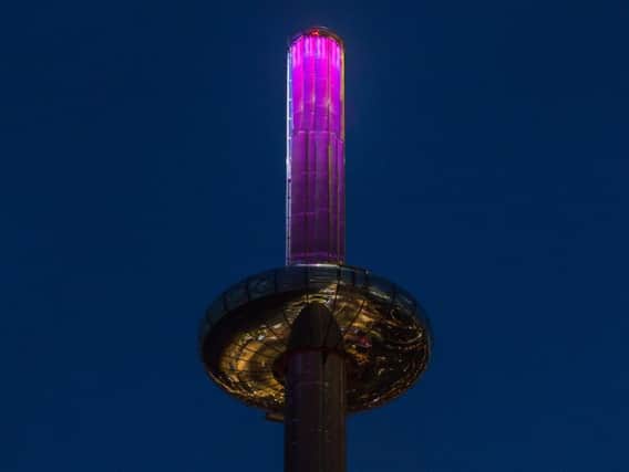 The i360 will be illuminated pink this evening (September 2) to support Organ Donation Awareness Week, which runs from today until Sunday (September 8)