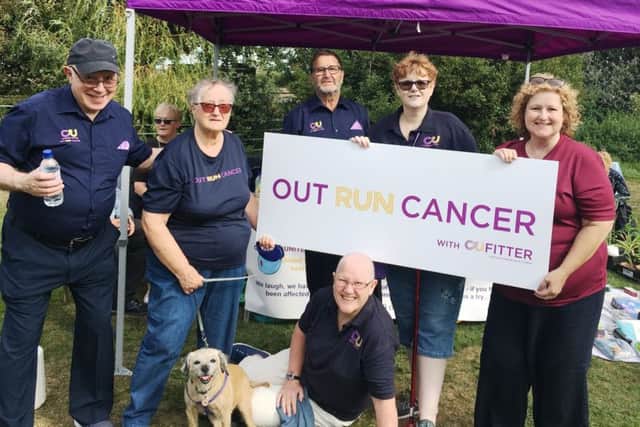 Cancer United members at last year's Outrun Cancer event
