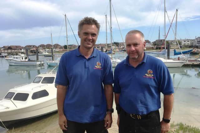 Sussex Yacht Club assistant boatswain Ed Leckie and senior boatswain Ben Coe have dedicated their lives to their love and respect for the sea
