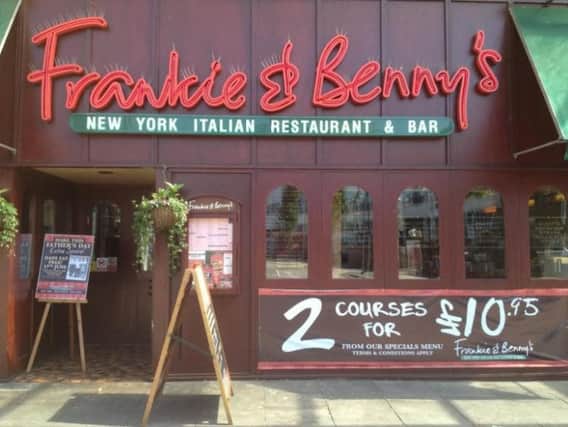 There are four Frankie & Benny's restaurants in Sussex