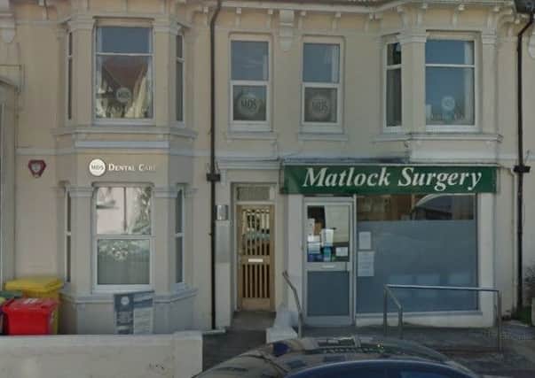 The current Matlock Surgery photo from Google Maps Street View
