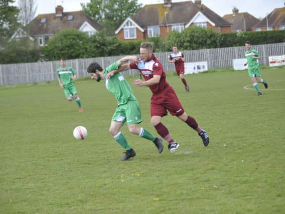 Jamie Crone hit a hat-trick for Little Common