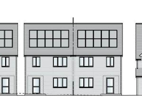 Two of the semi-detached homes planned in Portslade