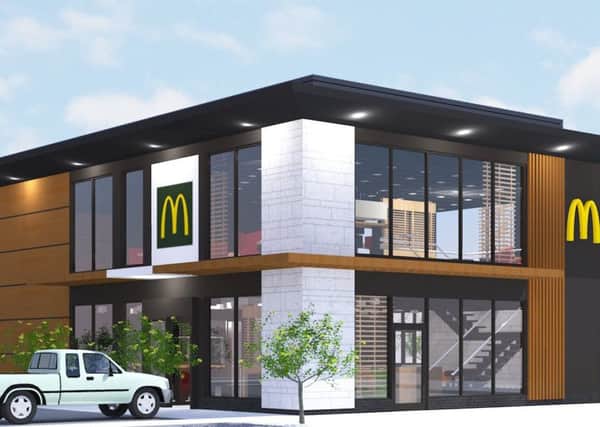 An image of how the Lewes McDonald's might look