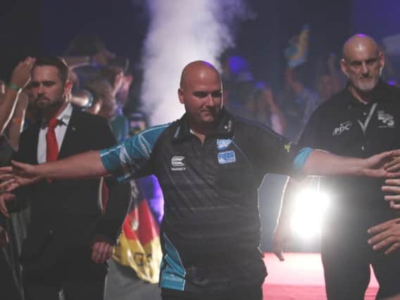 Rob Cross. Picture by Tobias Wenzel/PDC Europe.