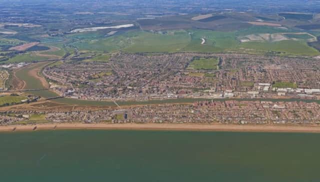 Shoreham from the air. Pic: Google SUS-190722-151144001