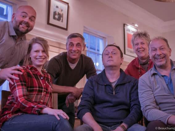 Performing arts group ProACT, owned by director Bill Baxter (third, left), was set up to help adult actors struggling to gain experience in the industry. Photo: Amanda Beauchamp