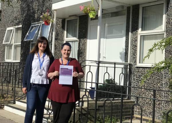 Trish Chatfield and Liz Stewart, residential substance misuse workers at the Selden Road Recovery Service, which has been rated good by the CQC.