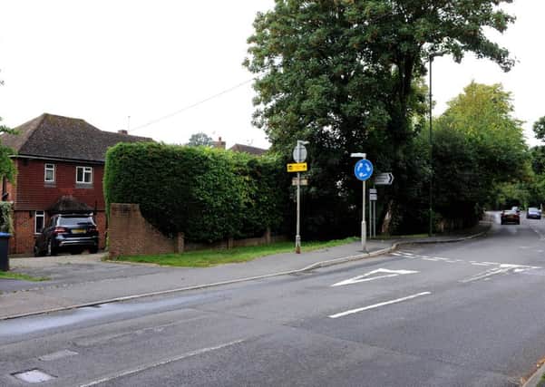 Junction of Keymer Road and Folders Lane, Burgess Hill. A site for 300 new homes is proposed nearby