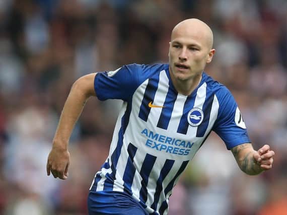 Brighton & Hove Albion midfielder Aaron Mooy. Picture courtesy of Getty Images