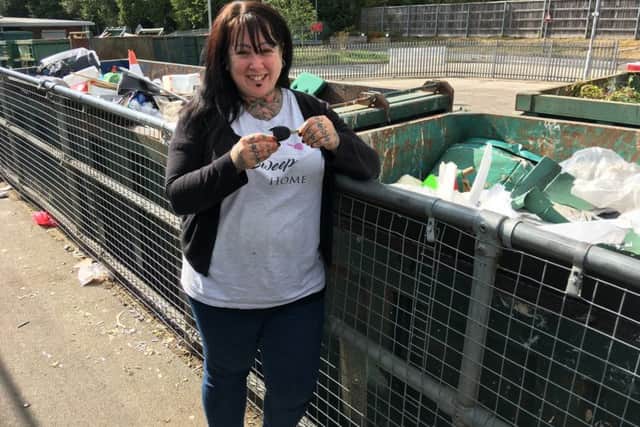 Julie Stockinger reunited with her car key thanks to Maresfield waste staff