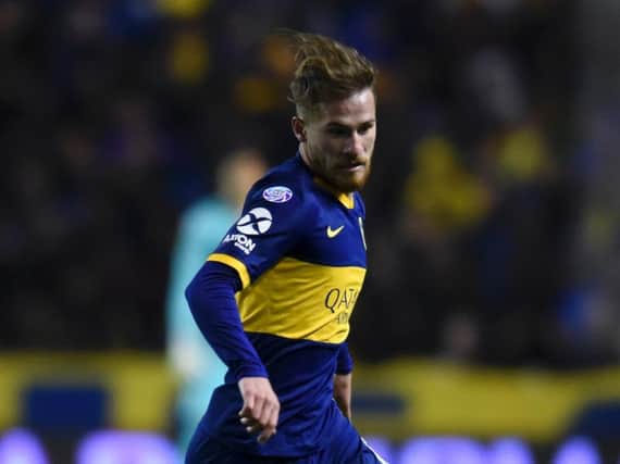 Brighton & Hove Albion midfielder Alexis Mac Allister in action for Boca Juniors. Picture courtesy of Getty Images