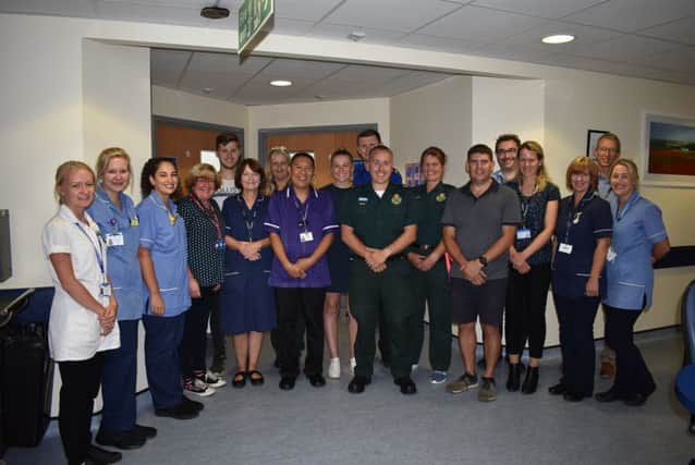 Health workers at the Pevensey Ward