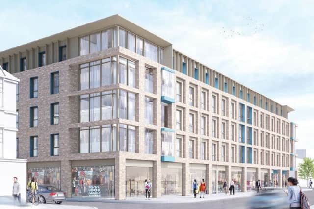 Artist's impression of the flats due to be built in London Road